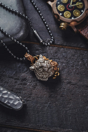 Crafting Excellence: The Art and Precision Behind Sterling Silver Lion Pendants