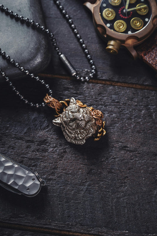 Crafting Excellence: The Art and Precision Behind Sterling Silver Lion Pendants
