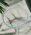 Luminous Crystal Circle Necklace