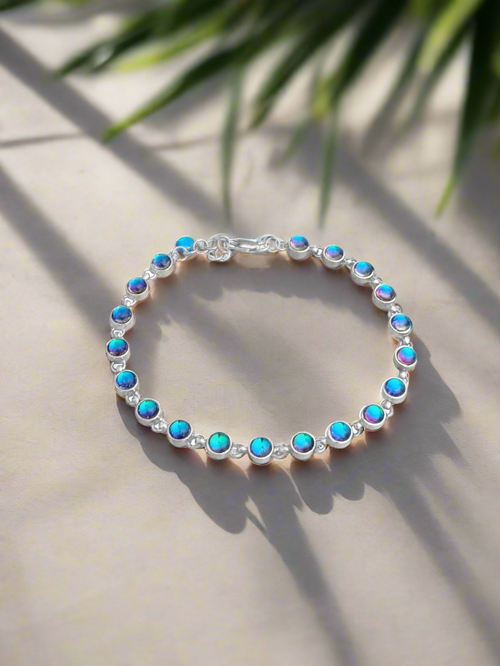 Luminous Crystal Circle Bracelet