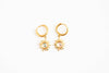 ACJ - Sunburst Crystal Earrings