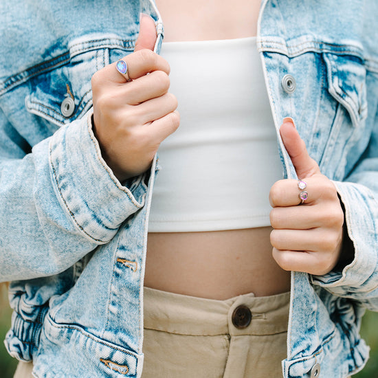 Rings collection, blends contemporary minimalism with sculptural elegance; its graceful drop-inspired silhouette makes a refined statement that elevates everyday wear and special occasions with understated sophistication and versatile styling.