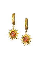 ACJ - Sunburst Crystal Earrings