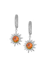 ACJ - Sunburst Crystal Earrings