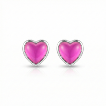 Heart Stud Earrings