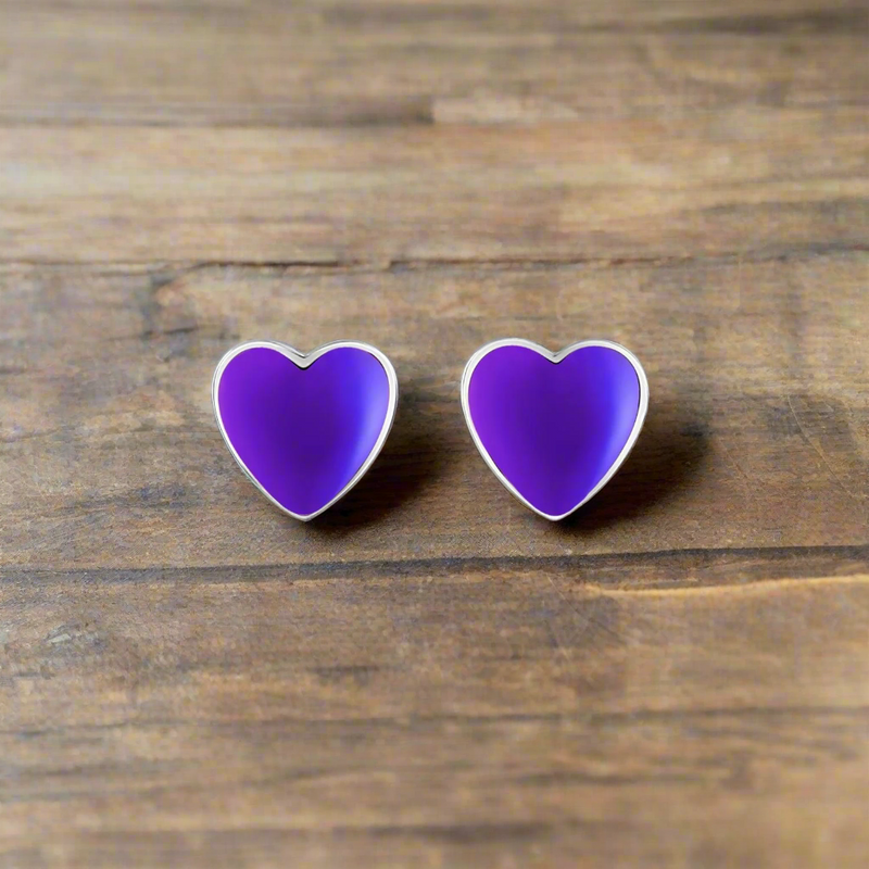 Heart Stud Earrings