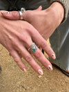 Sterling Silver Flower Ring