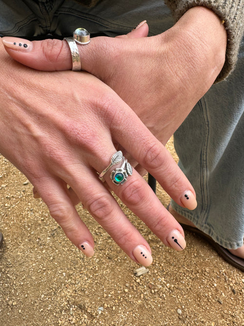 Sterling Silver Flower Ring