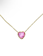 ACJ - Heart Crystal Necklace