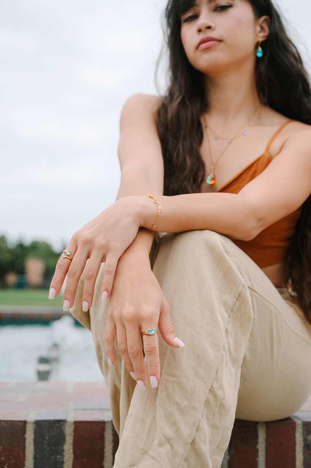Rings collection, blends contemporary minimalism with sculptural elegance; its graceful drop-inspired silhouette makes a refined statement that elevates everyday wear and special occasions with understated sophistication and versatile styling.