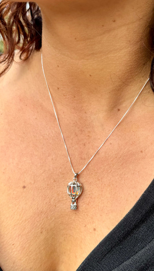 Small Hot Air Balloon Pendant