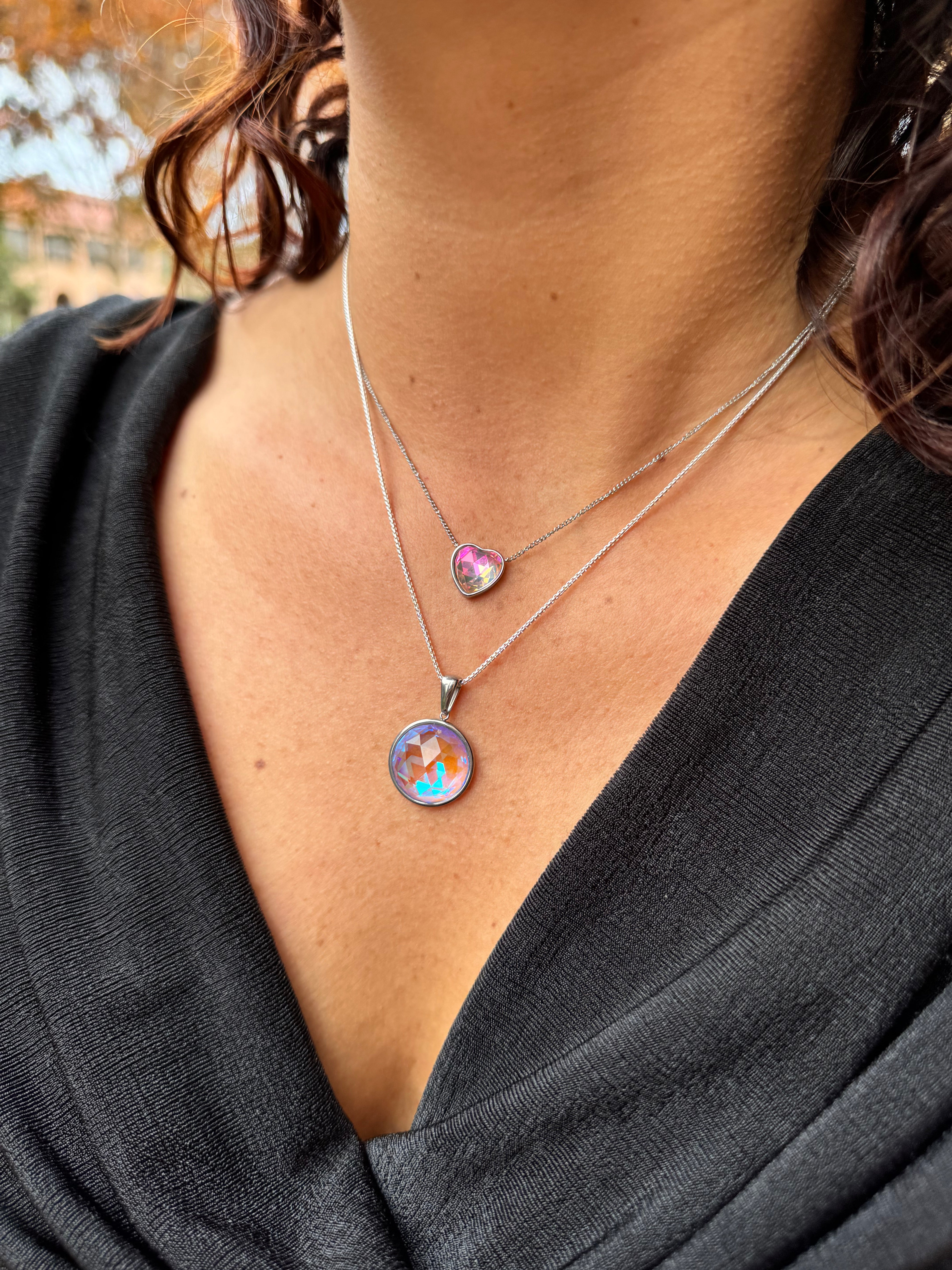 ACJ - Heart Crystal Necklace – LeightWorks