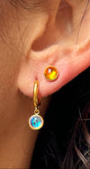 ACJ - Lunar Hoop Earrings  (5mm Circle)