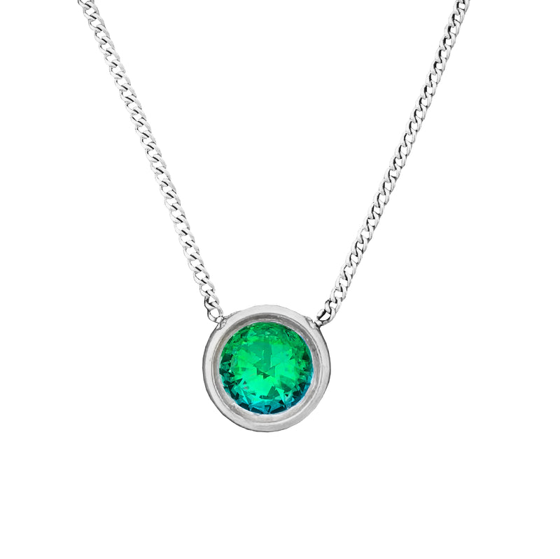 ACJ - Halo Crystal Necklace  (9mm)