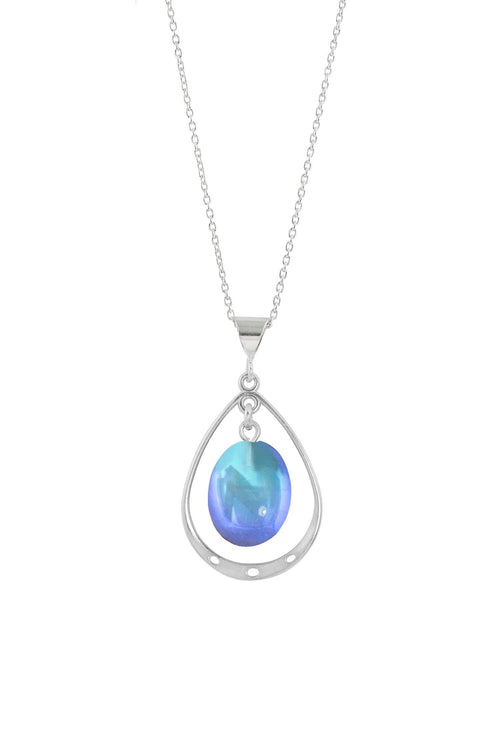 Oval with Loop Pendant