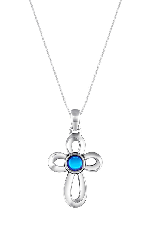 Ribbon Cross Pendant