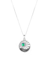 Small Nautilus Shell Pendant inspired by one of nature's most fascinating treasures. The polished green pendant comes with an included 18" sterling silver .7mm box chain for a polished and complete look.