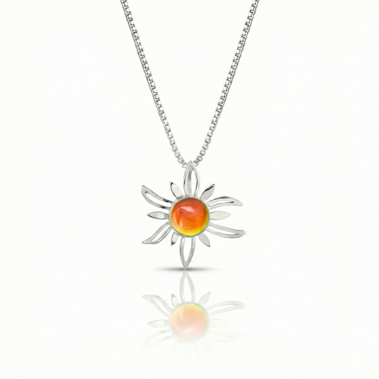 Sterling Silver Sun Pendant