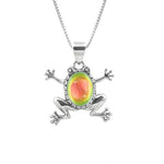 Crystal Frog Pendant