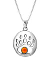 Sterling Silver Bear Paw Pendant