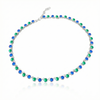 Luminous Crystal Circle Necklace