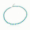 Luminous Crystal Circle Necklace