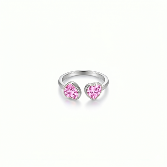 ACJ - Double Heart Ring