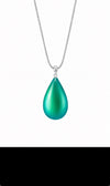 a beautiful, simple addition to any outfit. Pair it with our crystal Drop Earrings (EAR-020) for a complete ensemble. LeightWorks handmade pendants comes in a wide variety of colors and shine with an iridescent glow of color from within. 
