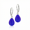  Dangle Crystal Drop Earrings are the perfect choice. Crafted with .925 sterling silver lever-back components with stunning aurora borealis iridescent polished violet crystals to take center stage.