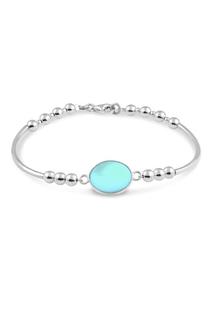 Oval with Beads Bracelet