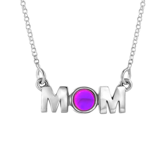 MOM Pendant crafted with utmost precision and attention to detail. Made with high-quality materials. The polished pink pendant comes with an 18" sterling silver .7mm box chain included.