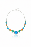 Multi Circle Necklace - this pendant necklace features a unique design of interconnected circles, symbolizing unity and connection. Crafted with exquisite attention to detail from high-quality materials, the intricate arrangement of circles creates a visually stunning accessory that is sure to catch the eye and inspire discussions wherever you go.