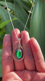 Oval with Loop Pendant