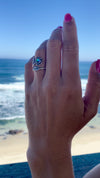 Sterling Silver Flower Ring