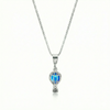 Small Balloon Pendant crafted from high-quality sterling silver and a polished blue pendant features a delicate design, perfect for expressing your fun and creative side., includes an 18” chain for comfortable wear.