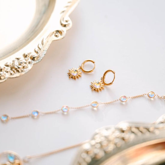 Star Earrings Celestial-inspired star earrings that capture the timeless allure of the night sky. These pieces feature carefully crafted star designs that evoke wonder and cosmic elegance. Perfect for those who appreciate astronomical aesthetics and meaningful jewelry, these earrings serve as a subtle nod to the stars above. 