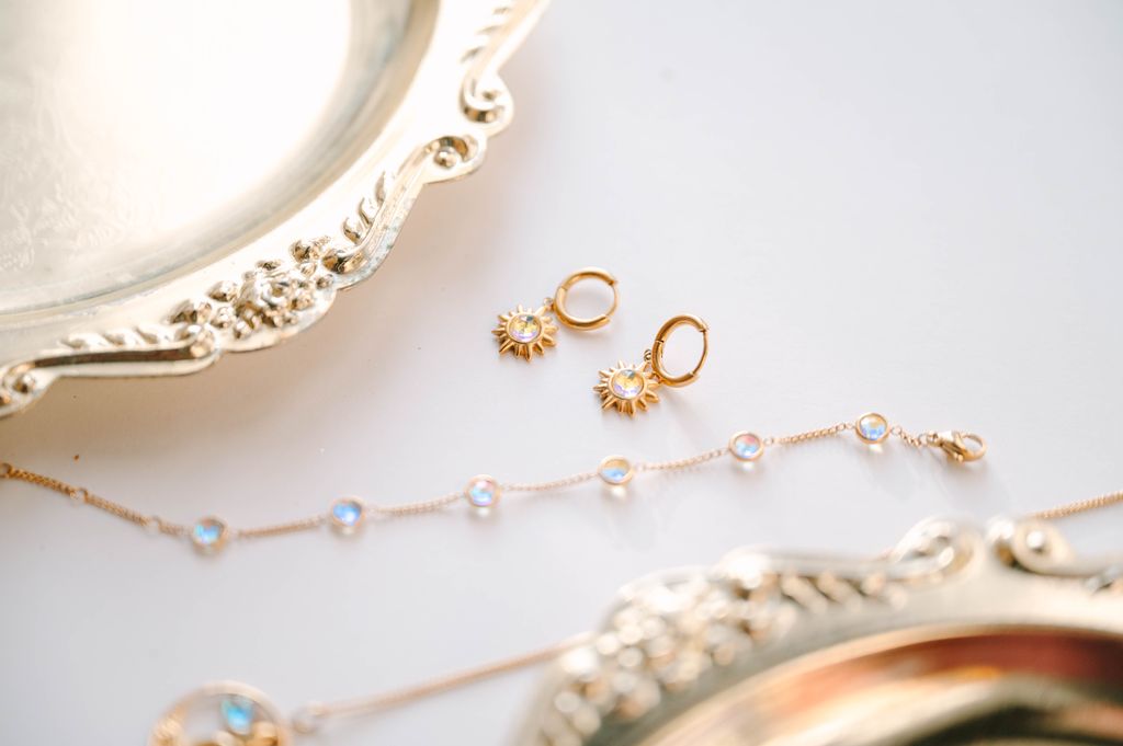 Star Earrings Celestial-inspired star earrings that capture the timeless allure of the night sky. These pieces feature carefully crafted star designs that evoke wonder and cosmic elegance. Perfect for those who appreciate astronomical aesthetics and meaningful jewelry, these earrings serve as a subtle nod to the stars above. 