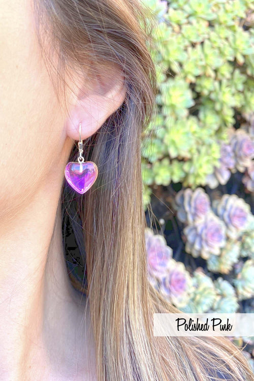 Crystal Heart Earrings