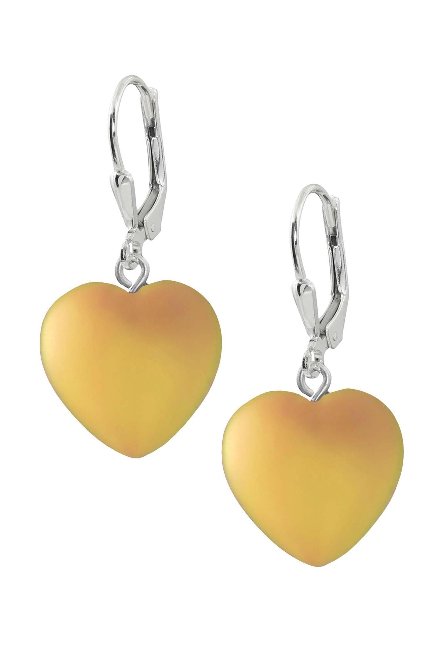 Crystal Heart Earrings | LeightWorks Sterling Silver Crystal Jewelry