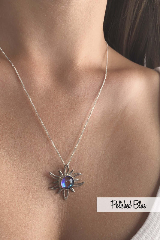 Sterling Silver Sun Pendant