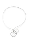 Sterling Silver Swirl Choker - LeightWorks