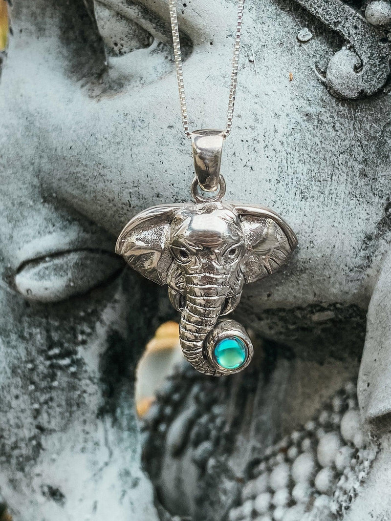 Sterling Silver Elephant Charm Necklace – Sheldrick Wildlife Trust USA