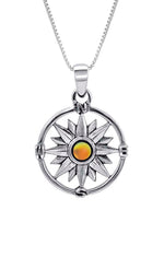 Handmade-Crystal Jewelry-Atlas Pendant-Pendant-Necklace-Frosted Fire-Fire Crystal-Sterling Silver-LeightWorks-San Diego-California-Souvenirs-David Leight