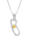 Sterling Silver California Pendant