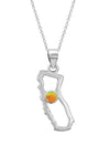 Sterling Silver California Pendant