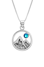 Sterling Silver Mountain Pendant - LeightWorks