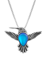 Sterling Silver Hummingbird Pendant - LeightWorks