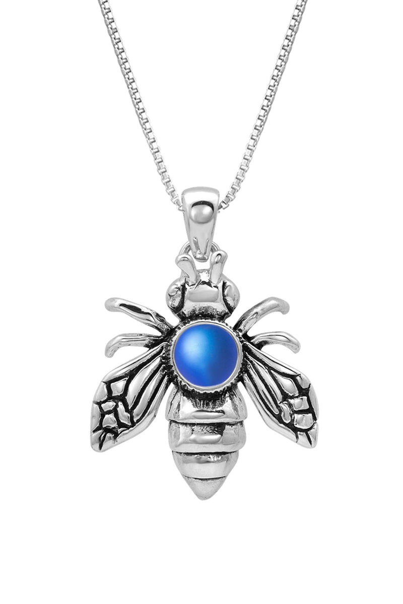 Sterling Silver Bee Pendant - LeightWorks