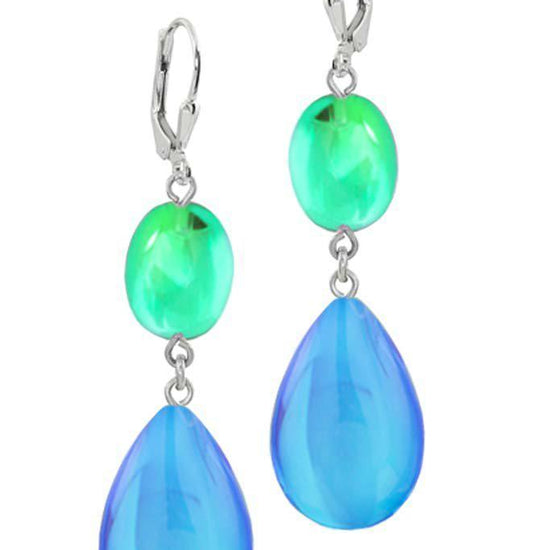 Handmade-Sterling Silver-Crystal Jewelry-Polished Crystals-Green-Blue-LeightWorks-San Diego-David Leight
