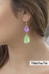 Handmade-Sterling Silver-Crystal Jewelry-Polished Crystals-Green-Pink-LeightWorks-San Diego-David Leight